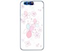 Funda Gel Tpu para Huawei Honor 9 Diseño Flores Minimal Dibujos