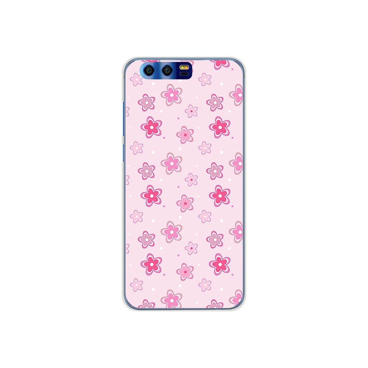 Funda Gel Tpu para Huawei Honor 9 Diseño Flores Dibujos