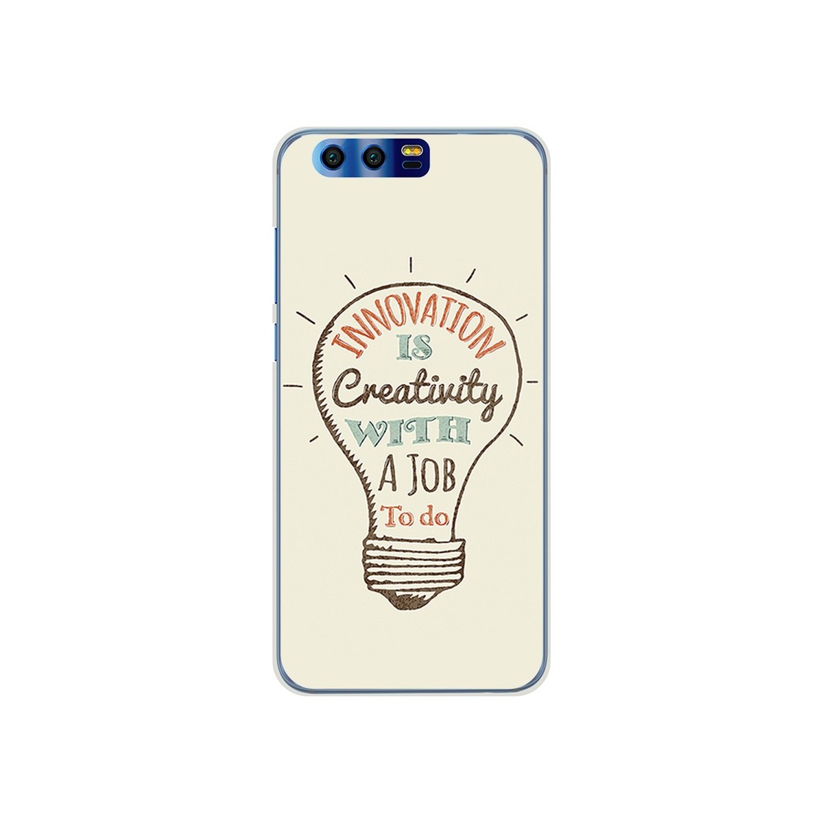 Funda Gel Tpu para Huawei Honor 9 Diseño Creativity Dibujos