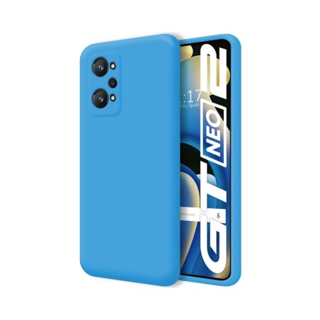 Funda Silicona Líquida Ultra Suave para Realme GT NEO 2 5G color Azul