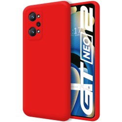 Funda Silicona Líquida Ultra Suave para Realme GT NEO 2 5G color Roja