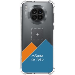 Personaliza tu Funda Silicona AntiGolpes Transparente con tu Fotografía para Huawei Honor 50 Lite 5G / Nova 8i Dibujo