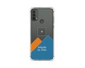 Personaliza tu Funda Silicona AntiGolpes Transparente con tu Fotografía para Motorola Moto E40 Dibujo Personalizada