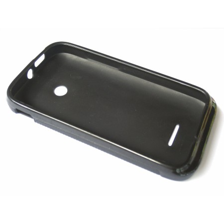 Funda Gel Tpu Huawei Ascend Y210 Color Negra Mate