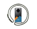 Personaliza tu Funda Colgante Transparente para Huawei Honor 50 Lite 5G / Nova 8i con Cordon Verde / Dorado Dibujo