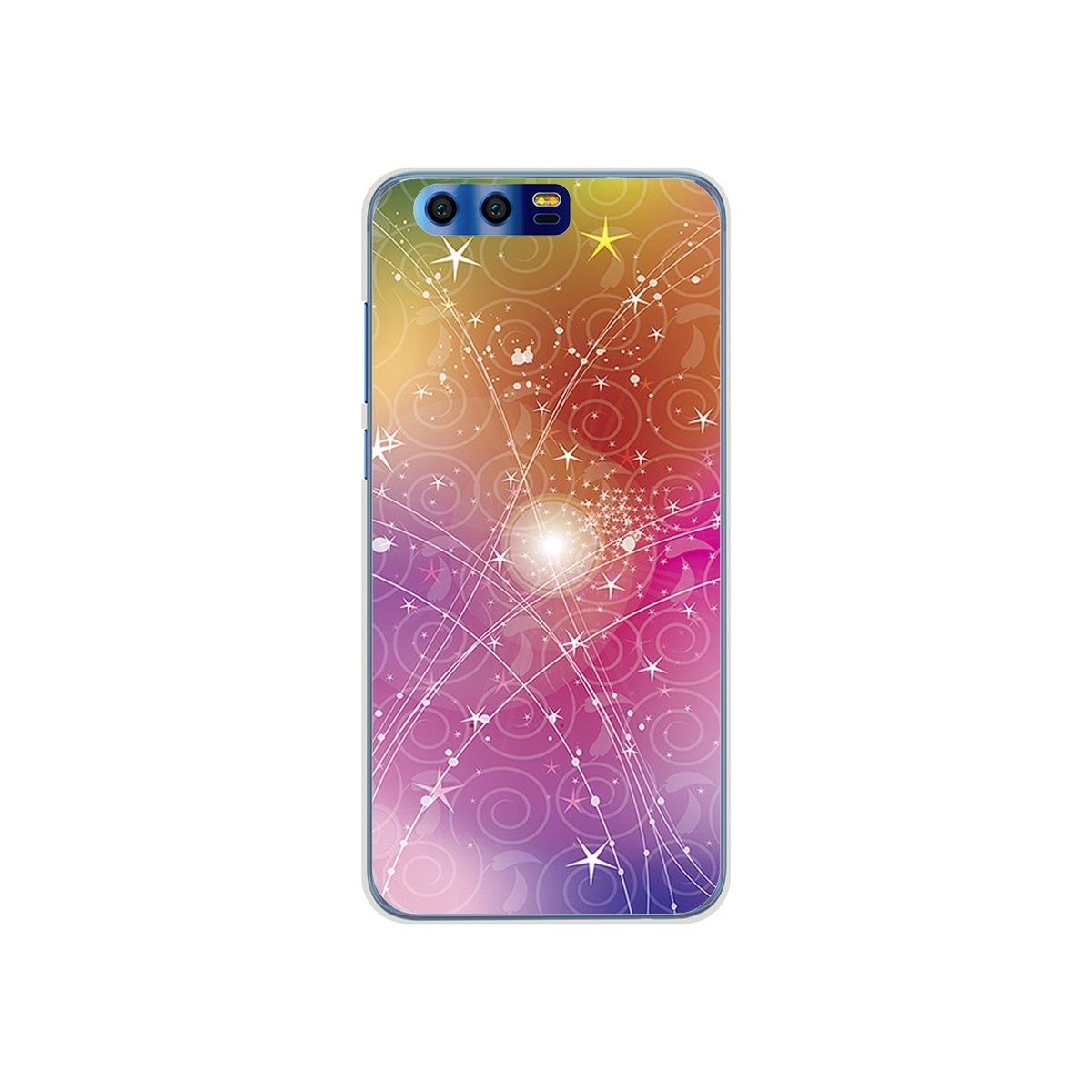 Funda Gel Tpu para Huawei Honor 9 Diseño Abstracto Dibujos