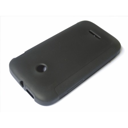 Funda Gel Tpu Huawei Ascend Y210 Color Negra Mate