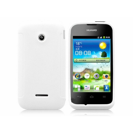 Funda Gel Tpu Huawei Ascend Y210 Color Blanca Mate