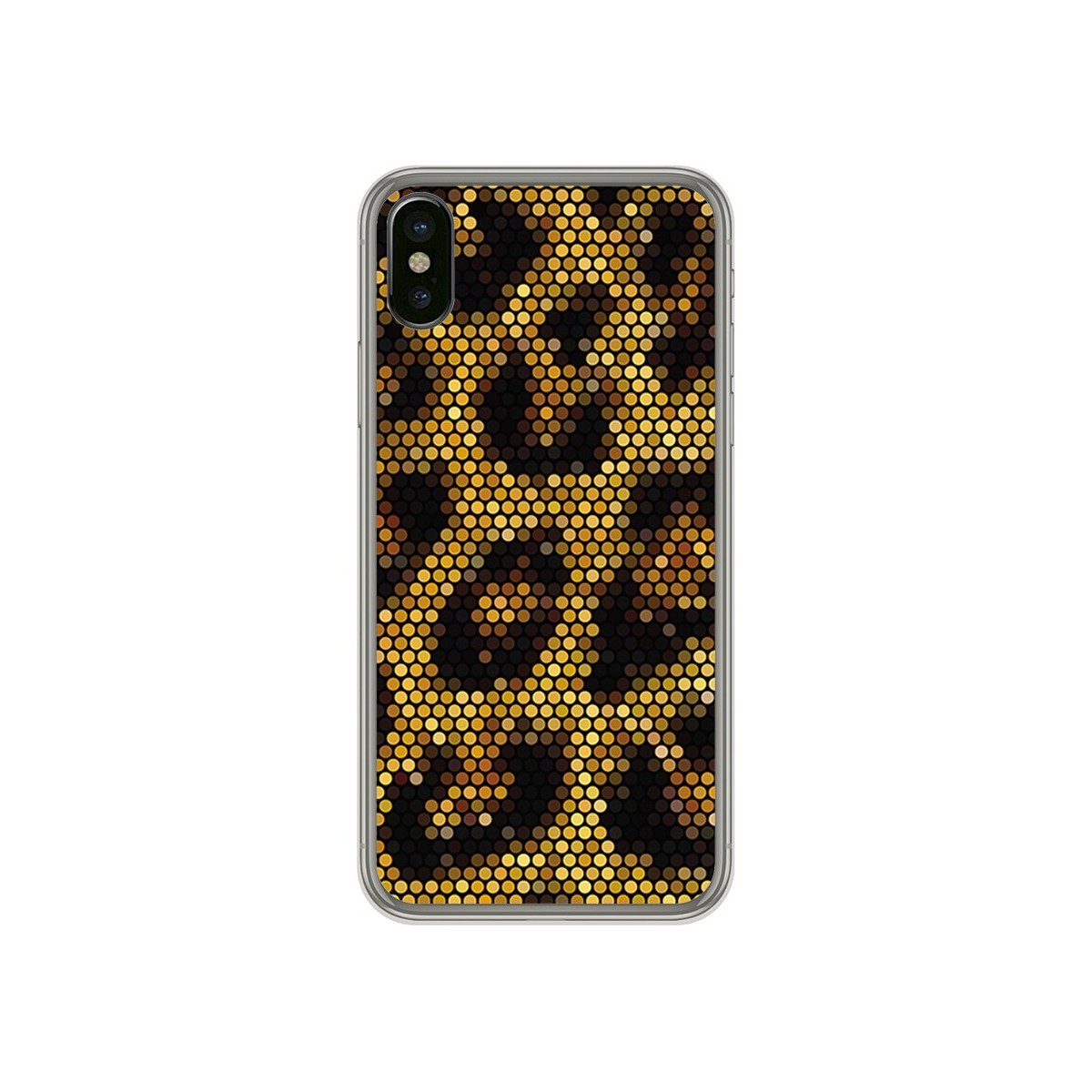 Funda Gel Tpu para Iphone X / XS Diseño Leopardo Dibujos
