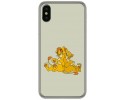 Funda Gel Tpu para Iphone X / XS Diseño Leones Dibujos
