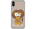 Funda Gel Tpu para Iphone X / XS Diseño Leon Dibujos