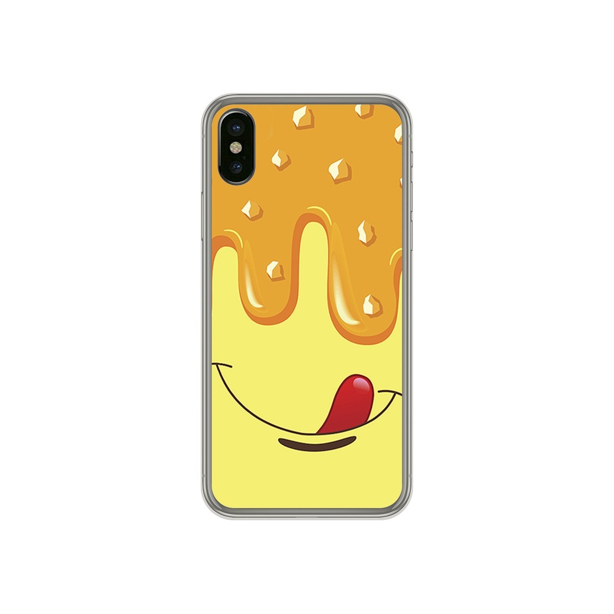 Funda Gel Tpu para Iphone X / XS Diseño Helado Vainilla Dibujos