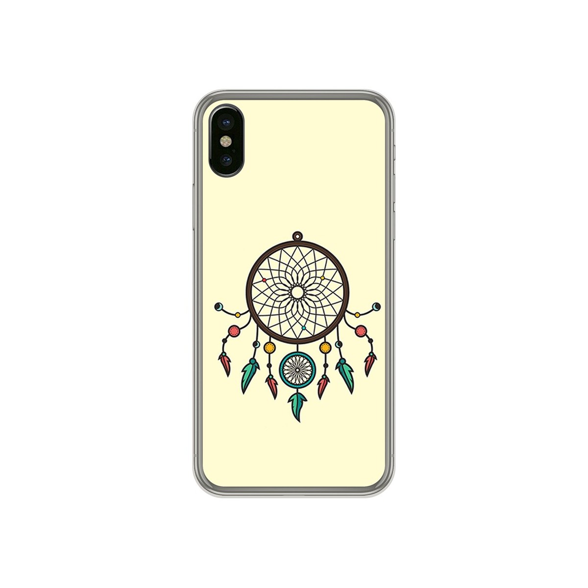 Funda Gel Tpu para Iphone X / XS Diseño Atrapasueños Dibujos