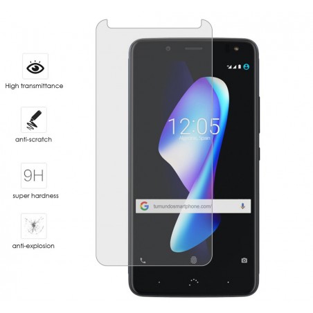 Protector Cristal Templado para Bq Aquaris V Plus / Vs Plus