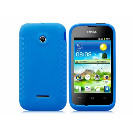 Funda Gel Tpu Huawei Ascend Y210 Color Azul Mate