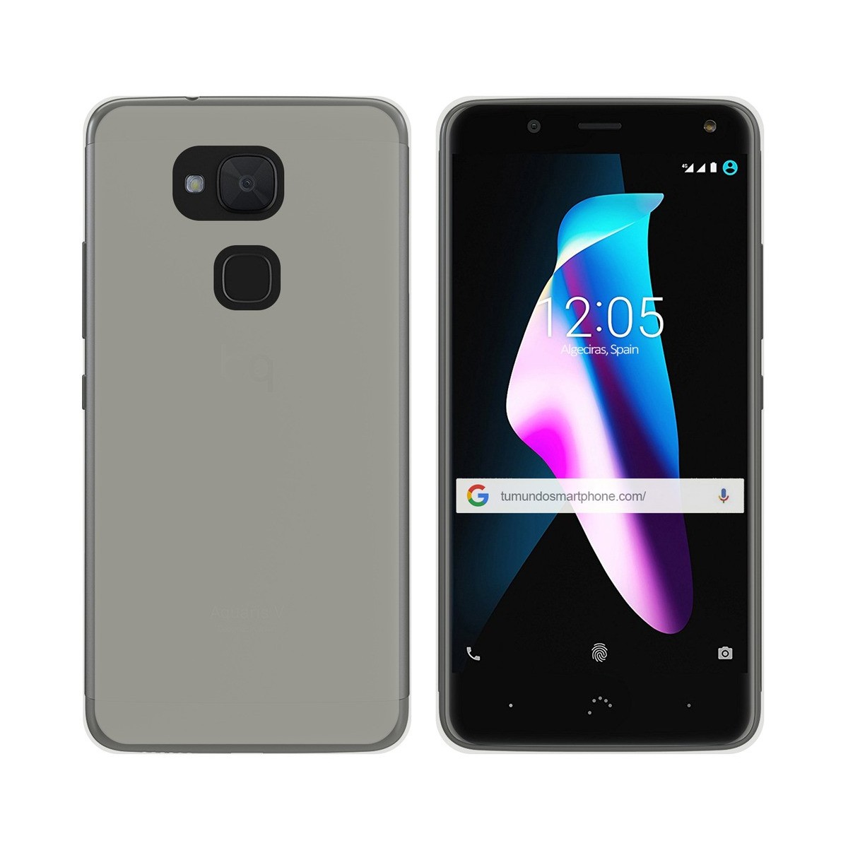 Funda Gel Tpu para Bq Aquaris V / Vs Color Transparente