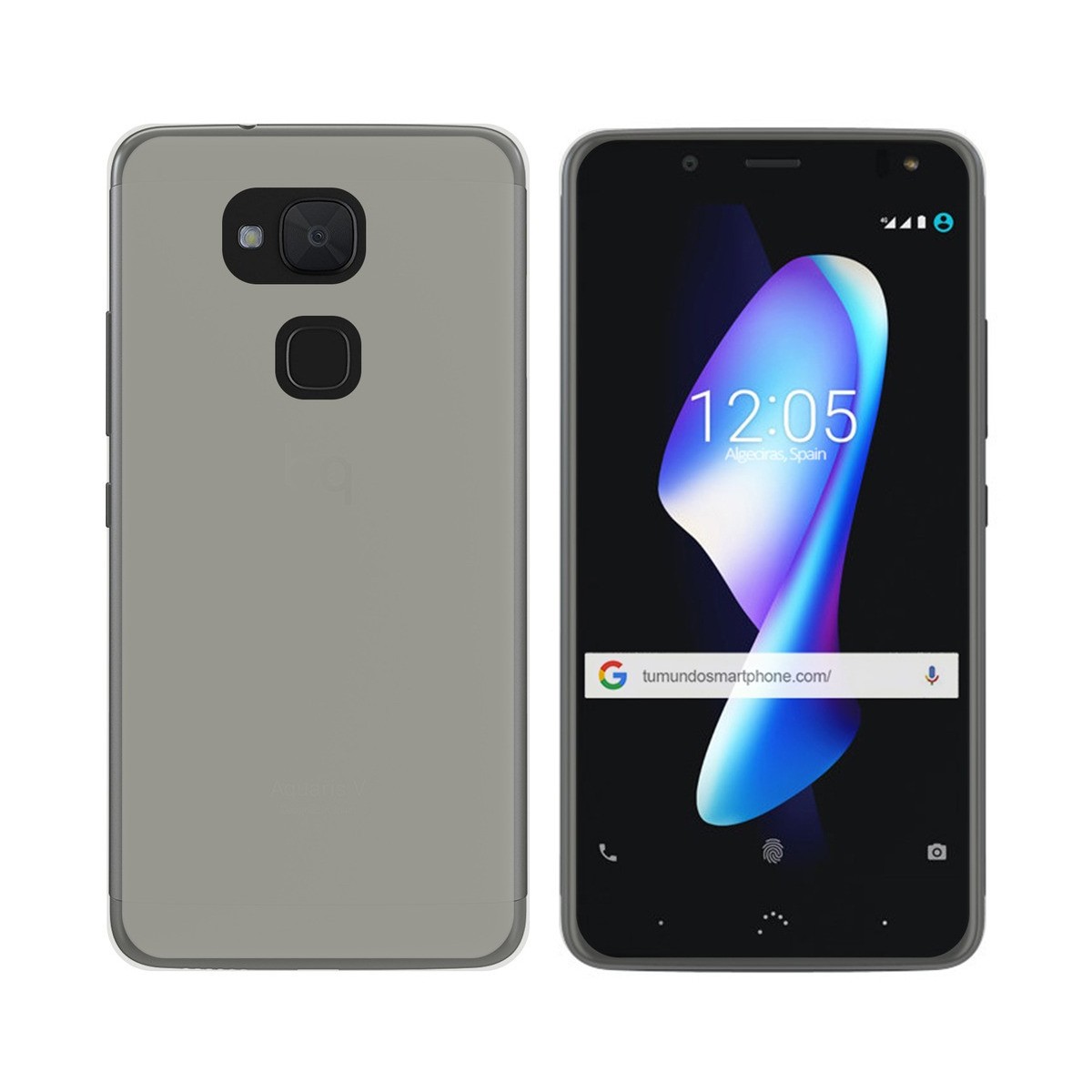 Funda Gel Tpu para Bq Aquaris V Plus / Vs Plus Color Transparente