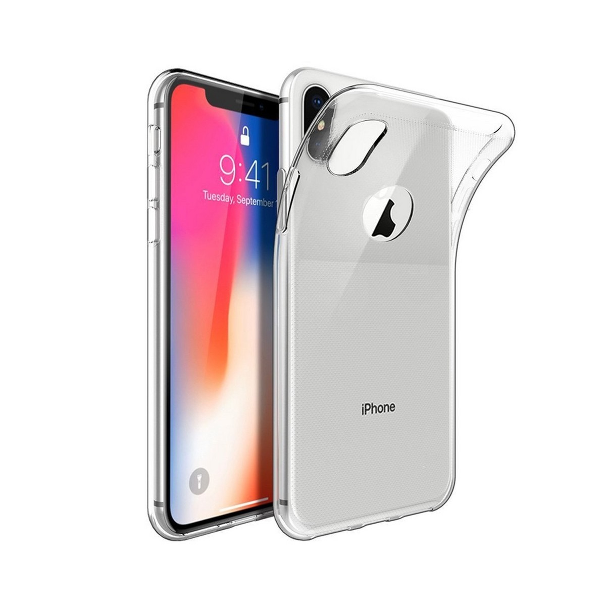 Funda Gel Tpu Fina Ultra-Thin 0,3mm Transparente para Iphone X / Xs