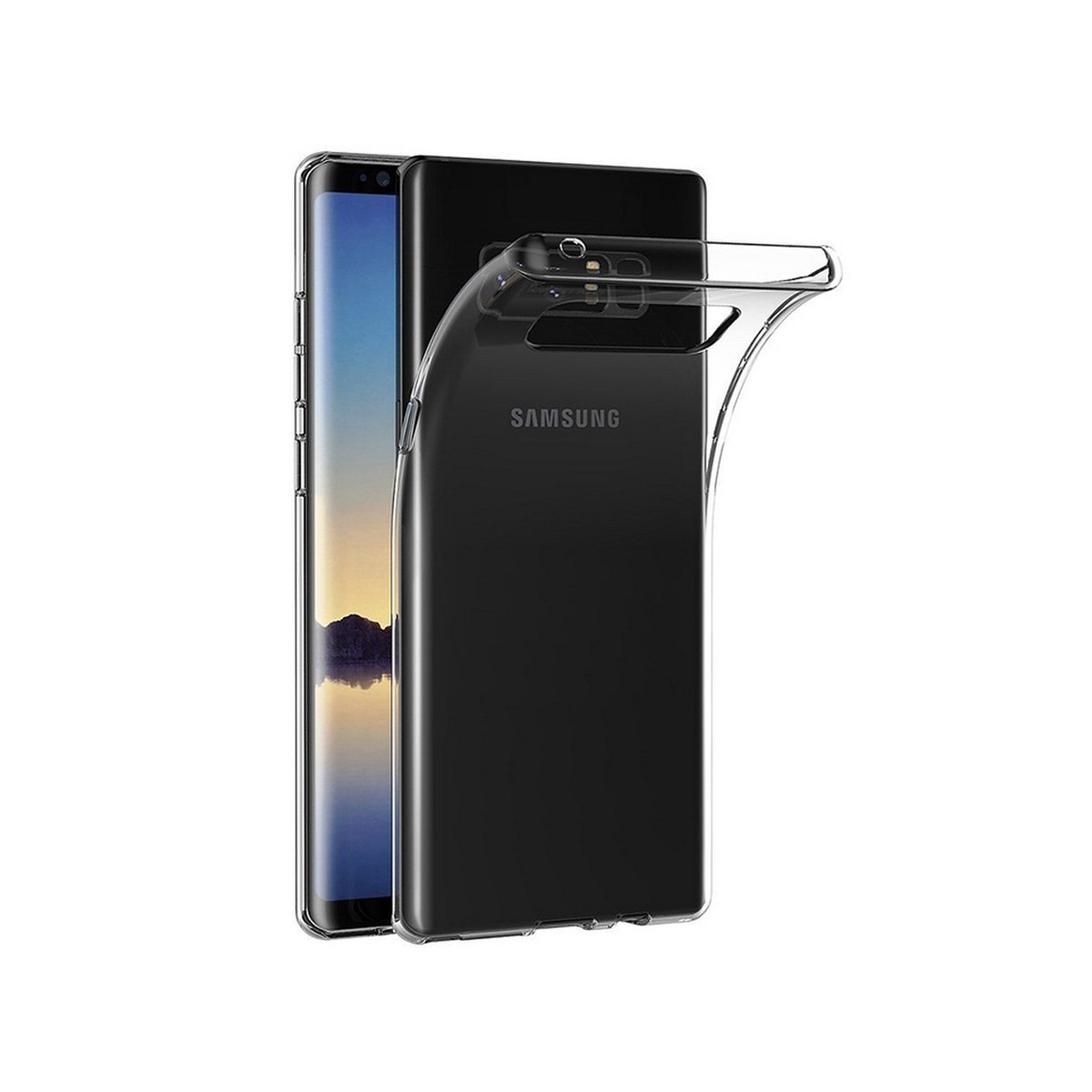Funda Gel Tpu Fina Ultra-Thin 0,3mm Transparente para Samsung Galaxy Note 8