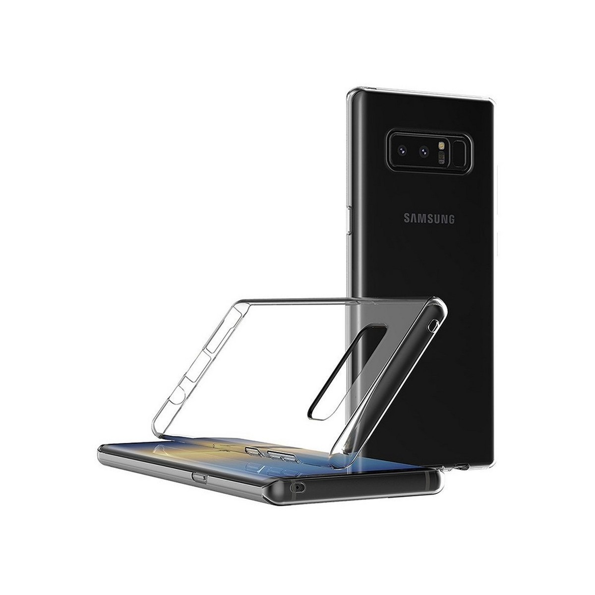Funda Gel Tpu Fina Ultra-Thin 0,3mm Transparente para Samsung Galaxy Note 8