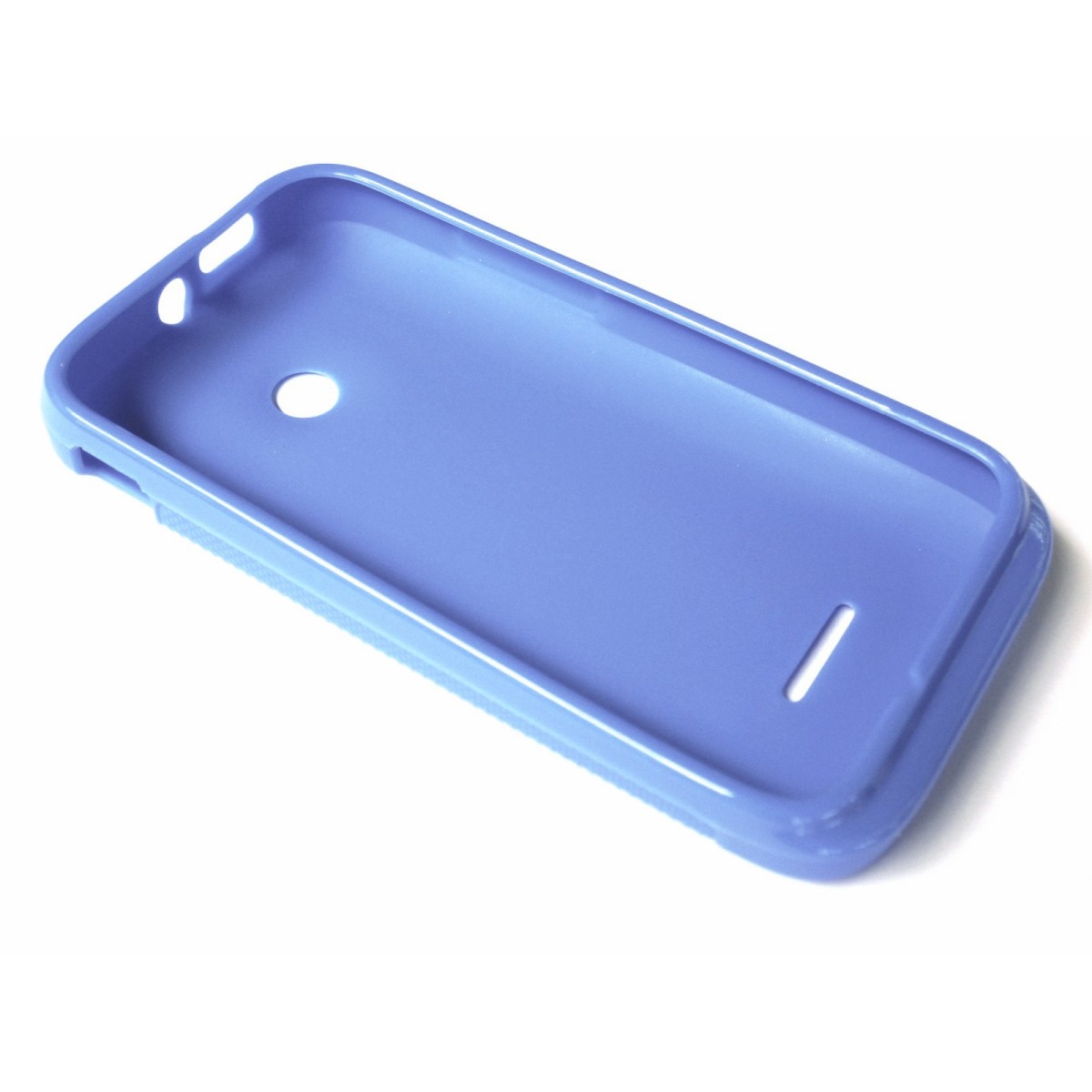 Funda Gel Tpu Huawei Ascend Y210 Color Azul Mate