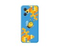 Funda Silicona Líquida Azul para Realme GT NEO 2 5G diseño Abeja Dibujos