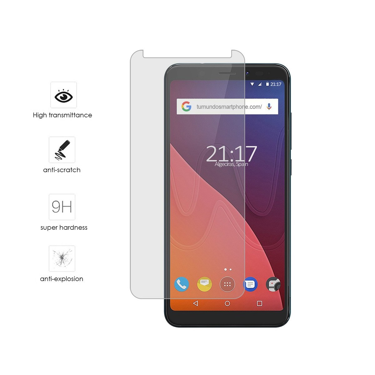 Protector Cristal Templado para Wiko View