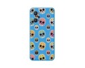 Funda Silicona Líquida Azul para Realme GT NEO 2 5G diseño Catrina Dibujos