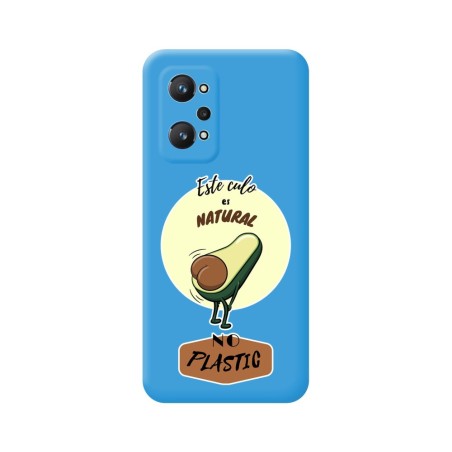 Funda Silicona Líquida Azul para Realme GT NEO 2 5G diseño Culo Natural Dibujos