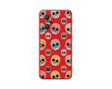 Funda Silicona Líquida Roja para Realme GT NEO 2 5G diseño Catrina Dibujos