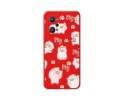Funda Silicona Líquida Roja para Realme GT NEO 2 5G diseño Cerdos Dibujos