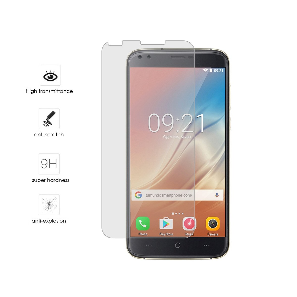 Protector Cristal Templado para Doogee X30