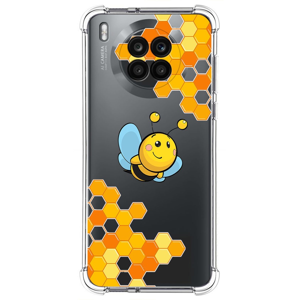 Funda Silicona Antigolpes para Huawei Honor 50 Lite 5G / Nova 8i diseño Abeja Dibujos