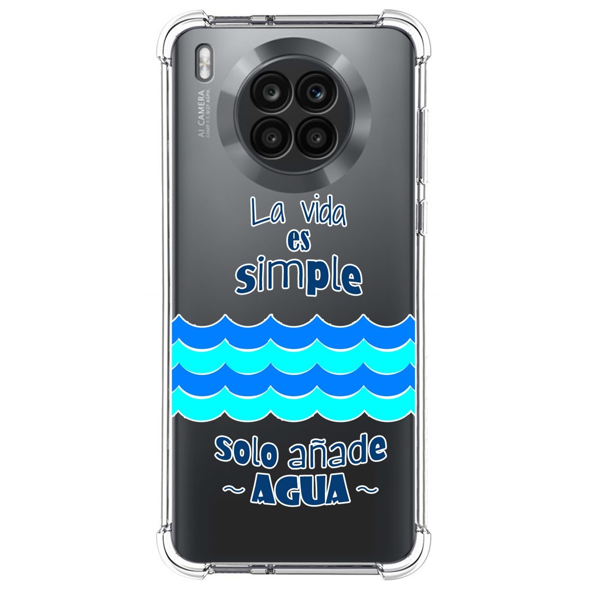 Funda Silicona Antigolpes para Huawei Honor 50 Lite 5G / Nova 8i diseño Agua Dibujos