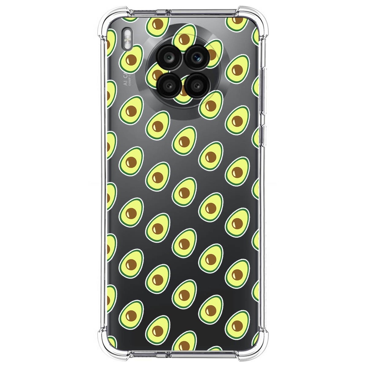 Funda Silicona Antigolpes para Huawei Honor 50 Lite 5G / Nova 8i diseño Aguacate Dibujos