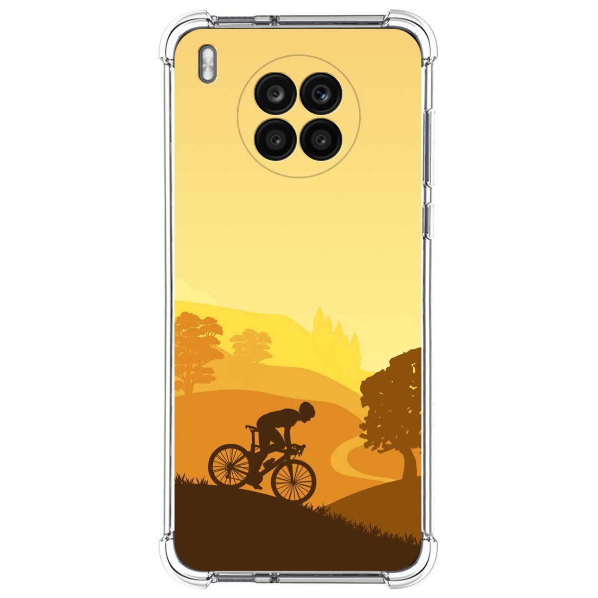 Funda Silicona Antigolpes para Huawei Honor 50 Lite 5G / Nova 8i diseño Ciclista Dibujos