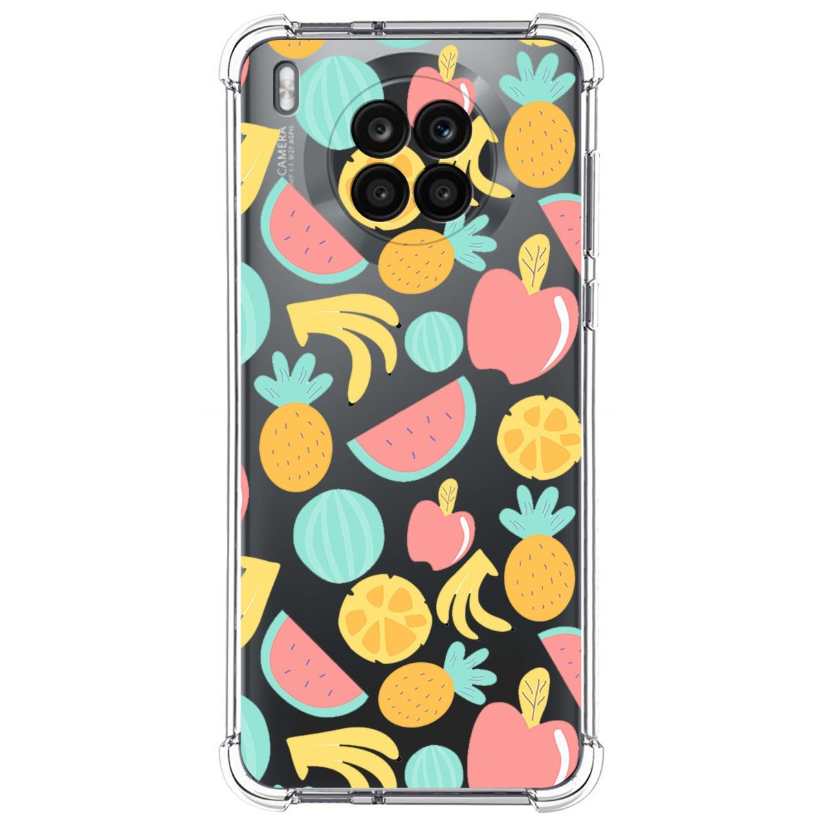 Funda Silicona Antigolpes para Huawei Honor 50 Lite 5G / Nova 8i diseño Frutas 02 Dibujos