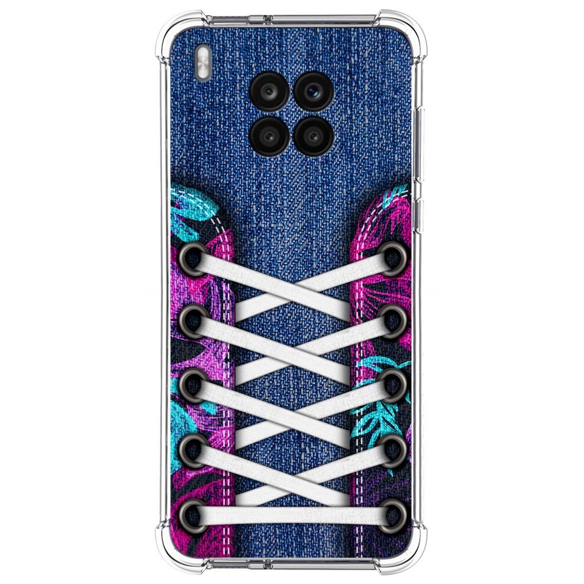 Funda Silicona Antigolpes para Huawei Honor 50 Lite 5G / Nova 8i diseño Zapatillas 06 Dibujos