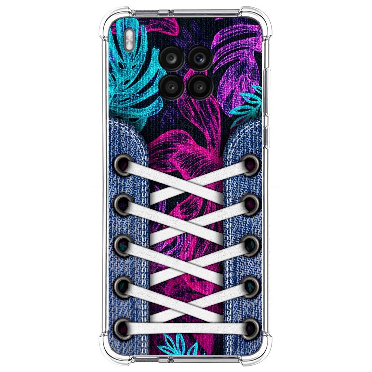 Funda Silicona Antigolpes para Huawei Honor 50 Lite 5G / Nova 8i diseño Zapatillas 07 Dibujos