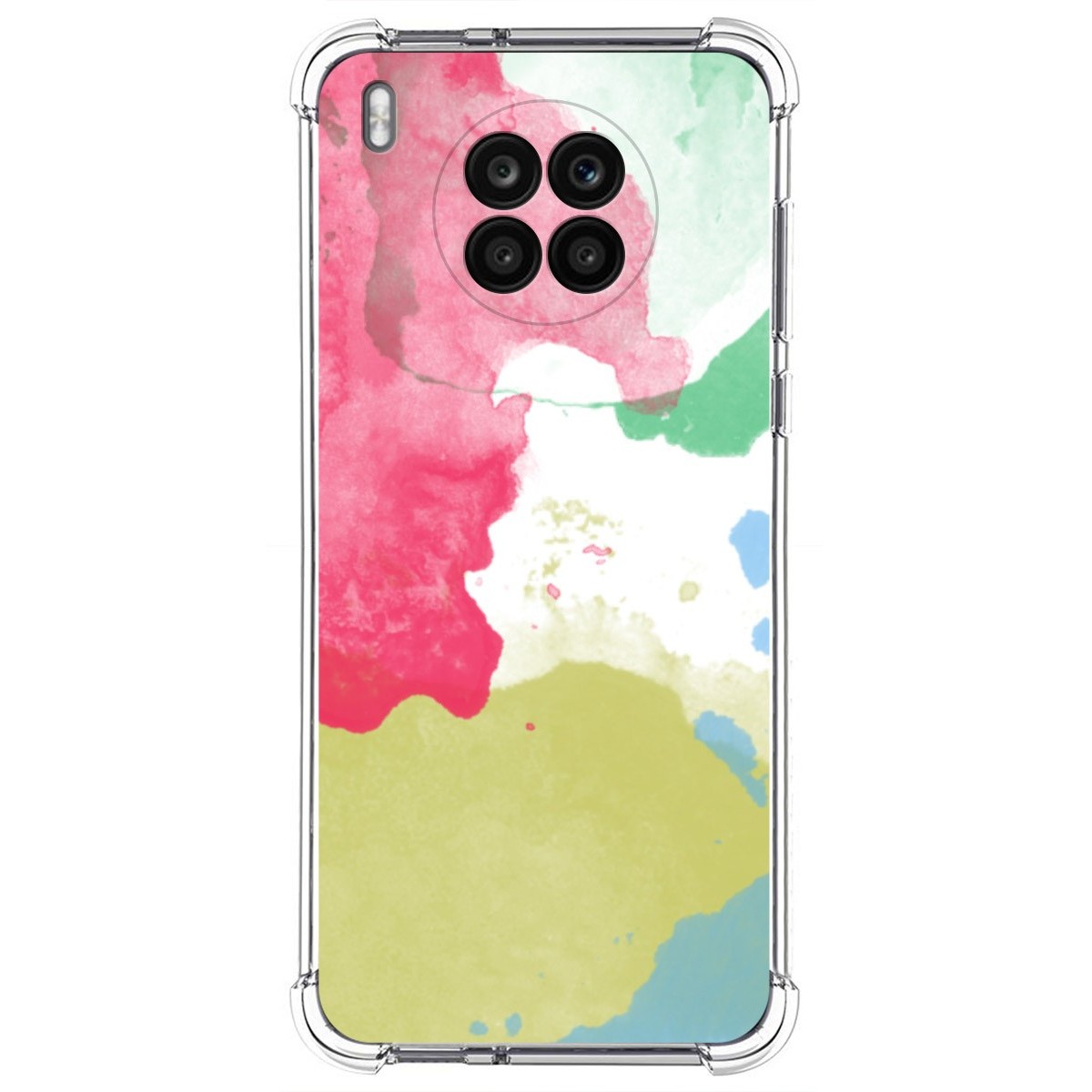 Funda Silicona Antigolpes para Huawei Honor 50 Lite 5G / Nova 8i diseño Acuarela 02 Dibujos