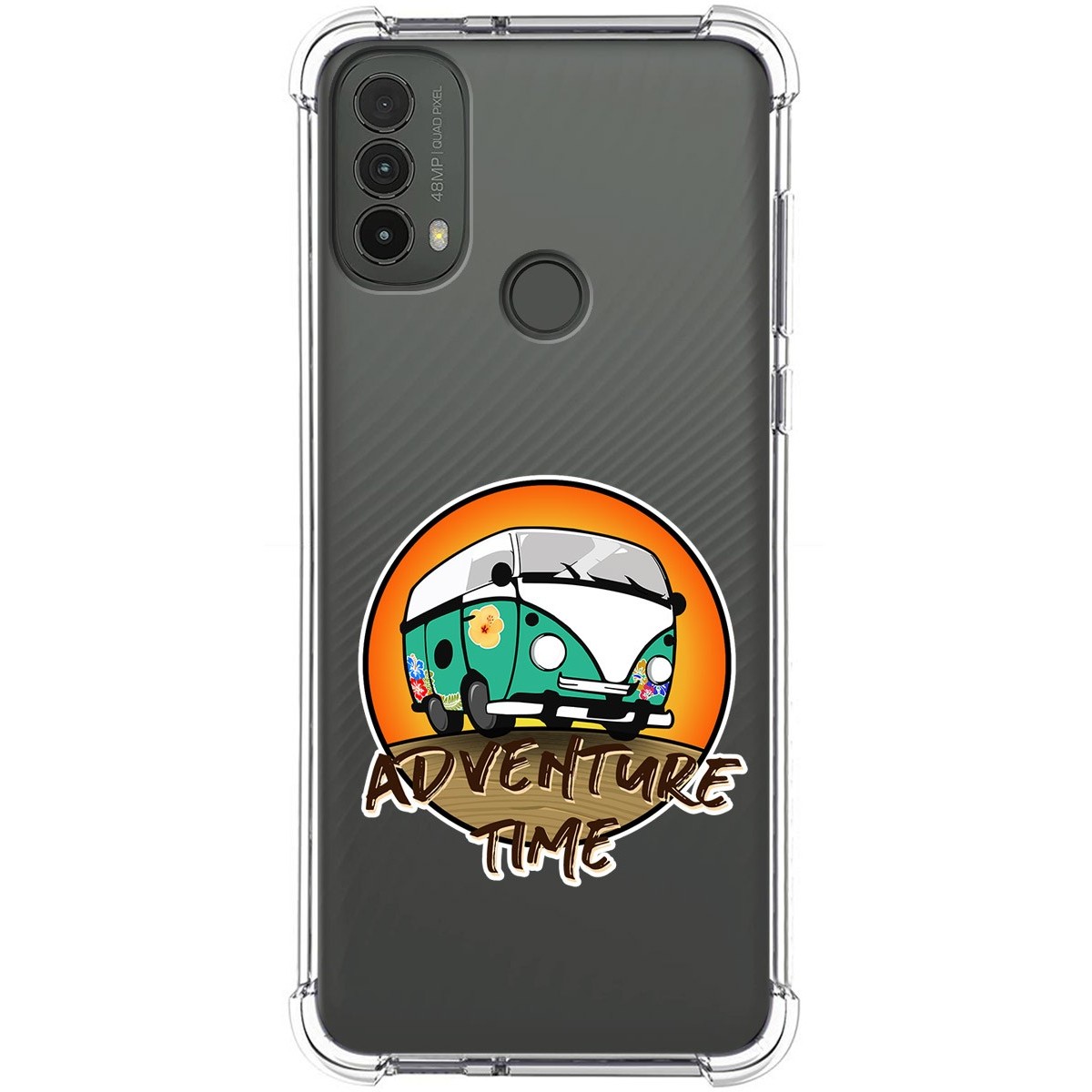 Funda Silicona Antigolpes para Motorola Moto E40 diseño Adventure Time Dibujos