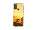 Funda Silicona Antigolpes para Motorola Moto E40 diseño Ciclista Dibujos