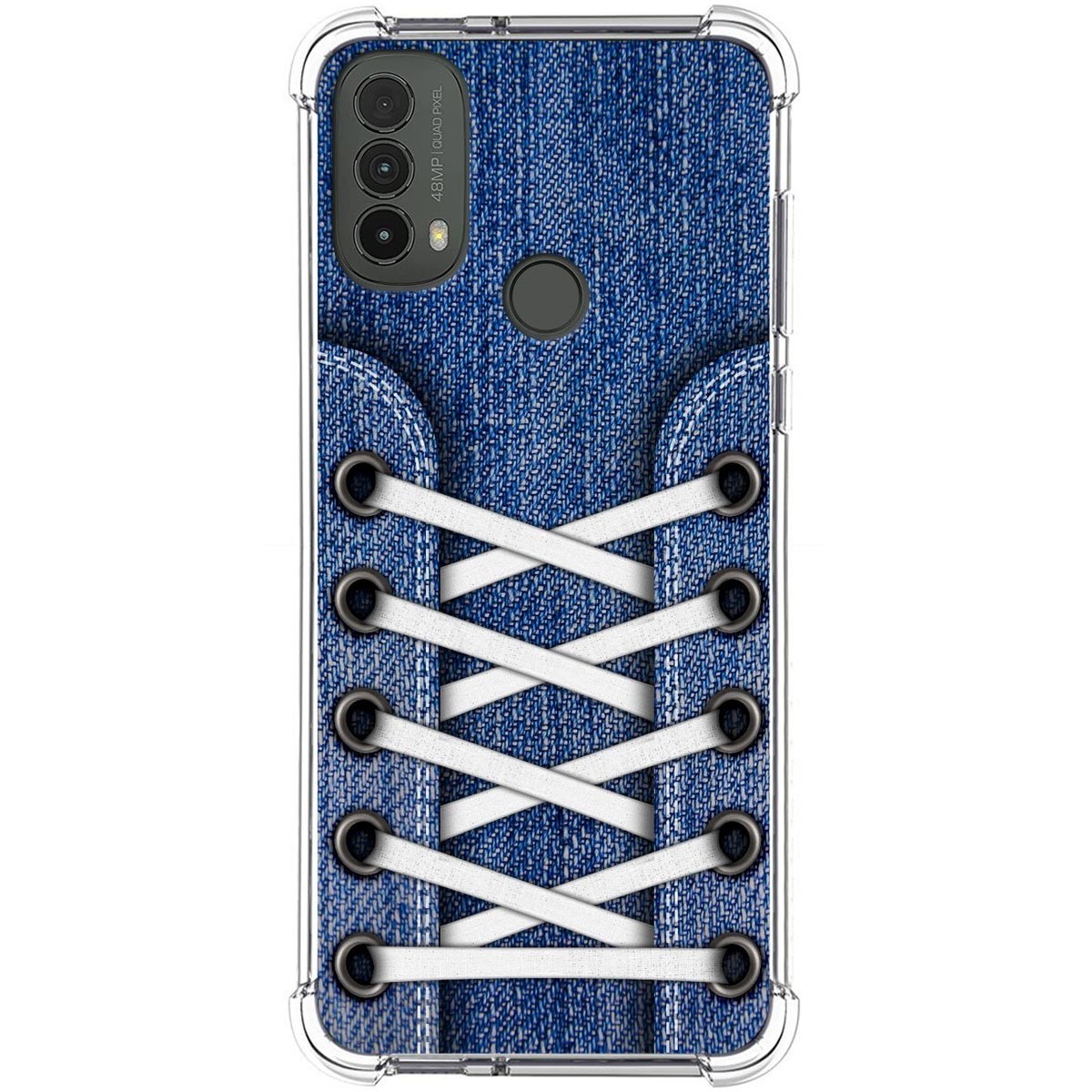 Funda Silicona Antigolpes para Motorola Moto E40 diseño Zapatillas 01 Dibujos