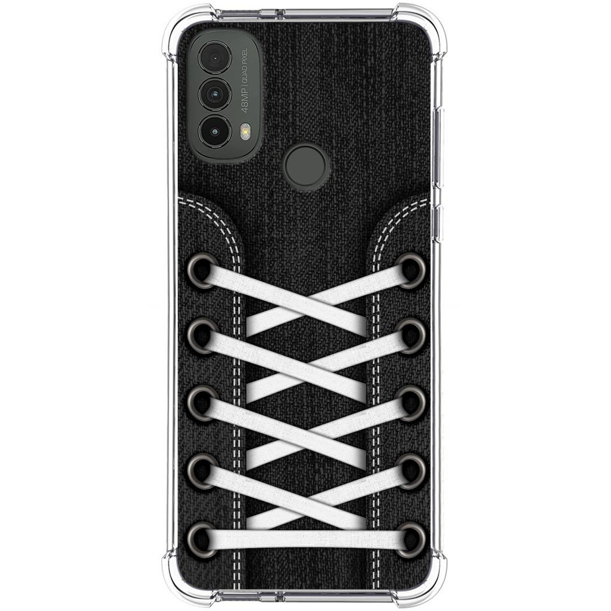 Funda Silicona Antigolpes para Motorola Moto E40 diseño Zapatillas 02 Dibujos