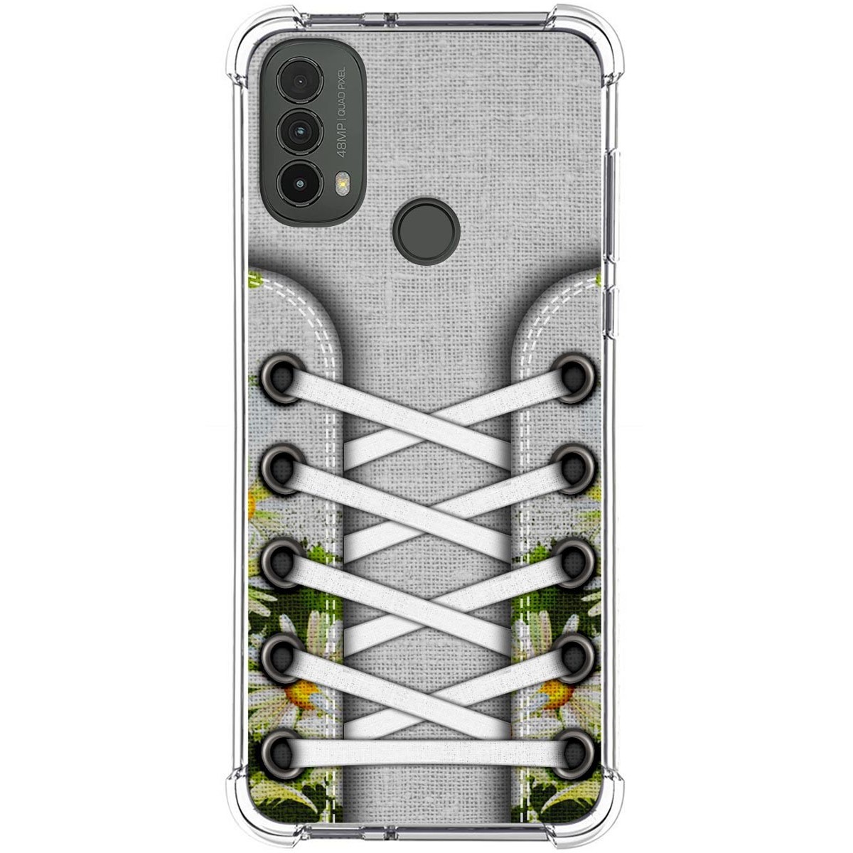 Funda Silicona Antigolpes para Motorola Moto E40 diseño Zapatillas 08 Dibujos