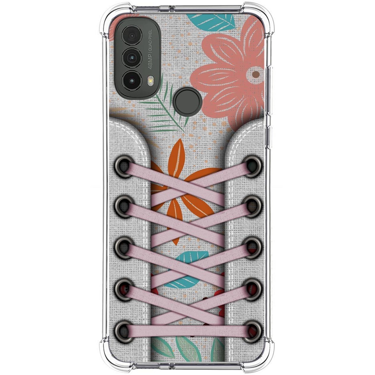 Funda Silicona Antigolpes para Motorola Moto E40 diseño Zapatillas 09 Dibujos