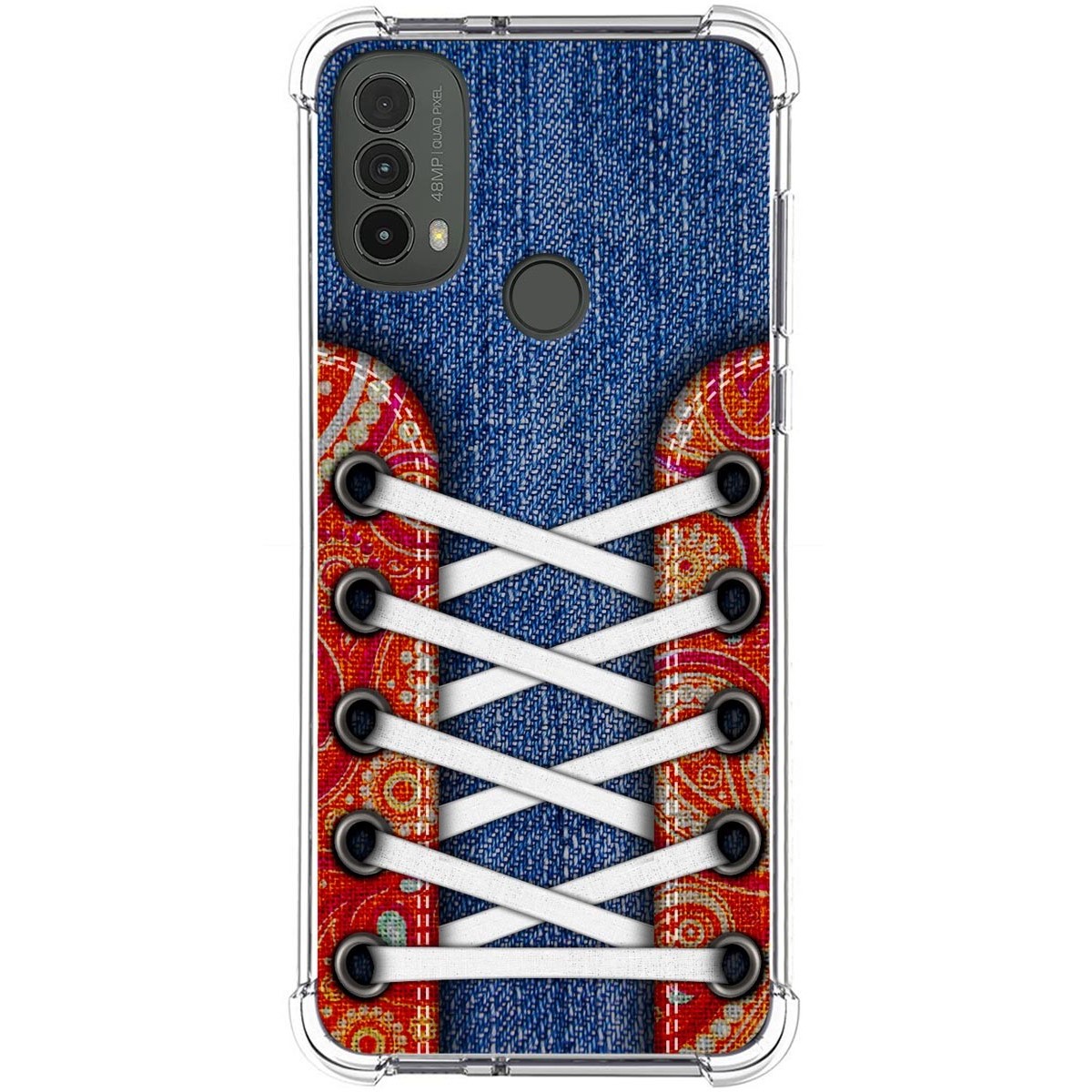 Funda Silicona Antigolpes para Motorola Moto E40 diseño Zapatillas 11 Dibujos