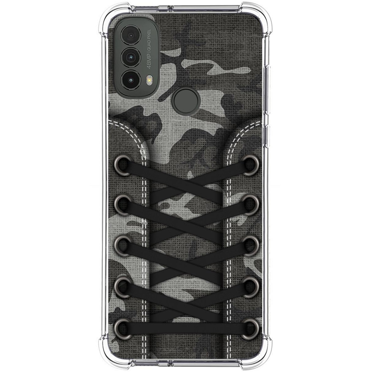 Funda Silicona Antigolpes para Motorola Moto E40 diseño Zapatillas 15 Dibujos