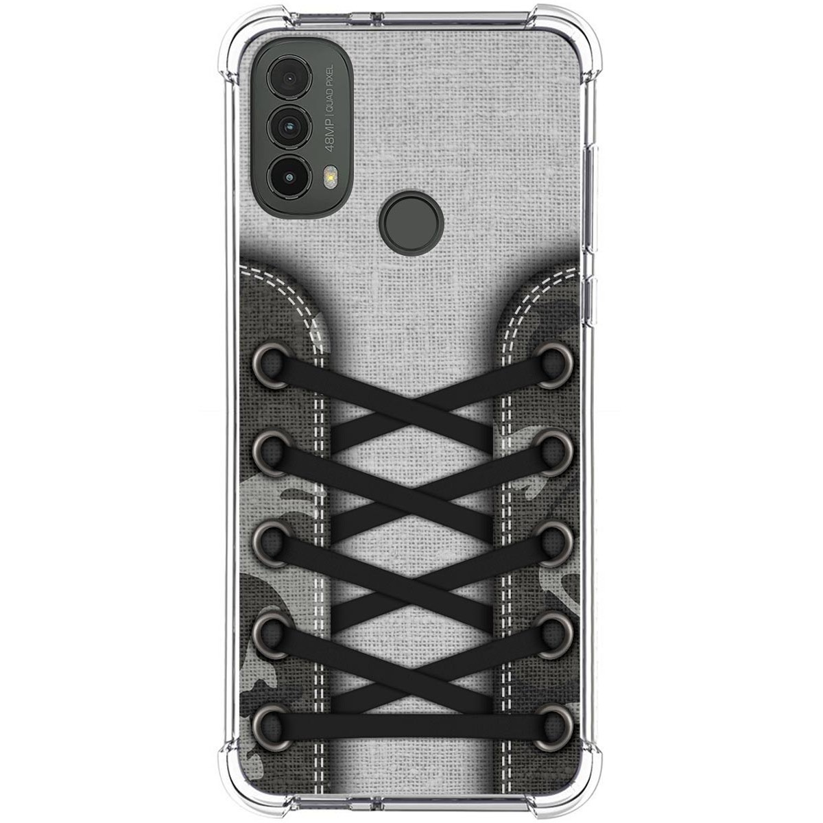 Funda Silicona Antigolpes para Motorola Moto E40 diseño Zapatillas 16 Dibujos