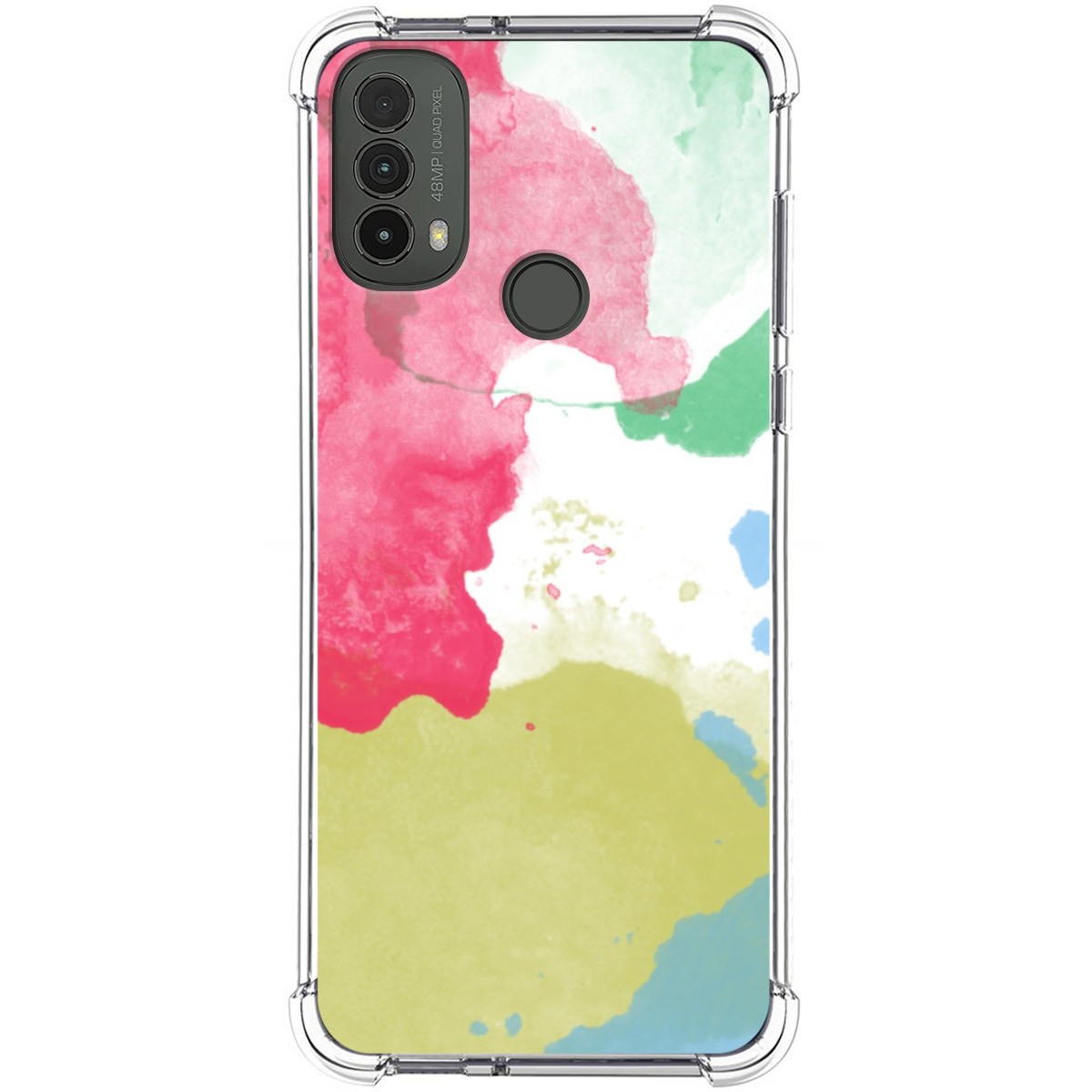Funda Silicona Antigolpes para Motorola Moto E40 diseño Acuarela 02 Dibujos